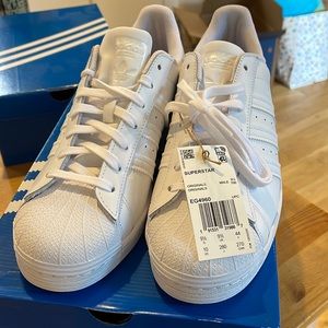 Adidas Superstar Mens - size 10 never worn